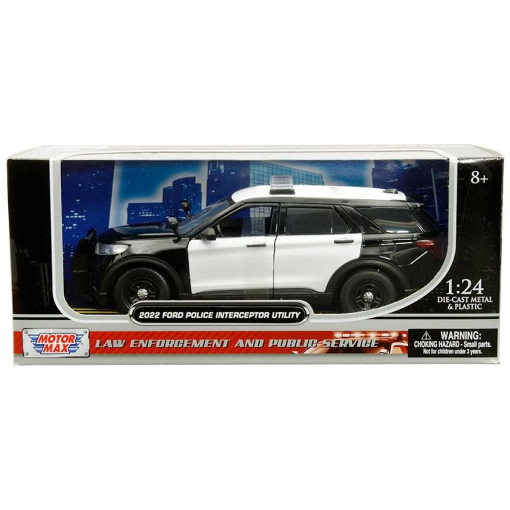 Masina Motormax, 2022 Ford Politie, 1:24