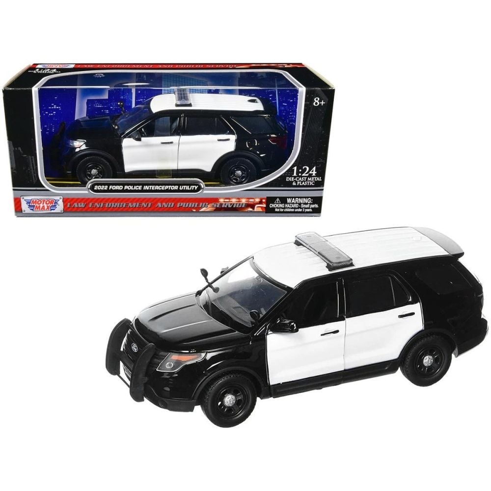 Masina Motormax, 2022 Ford Politie, 1:24