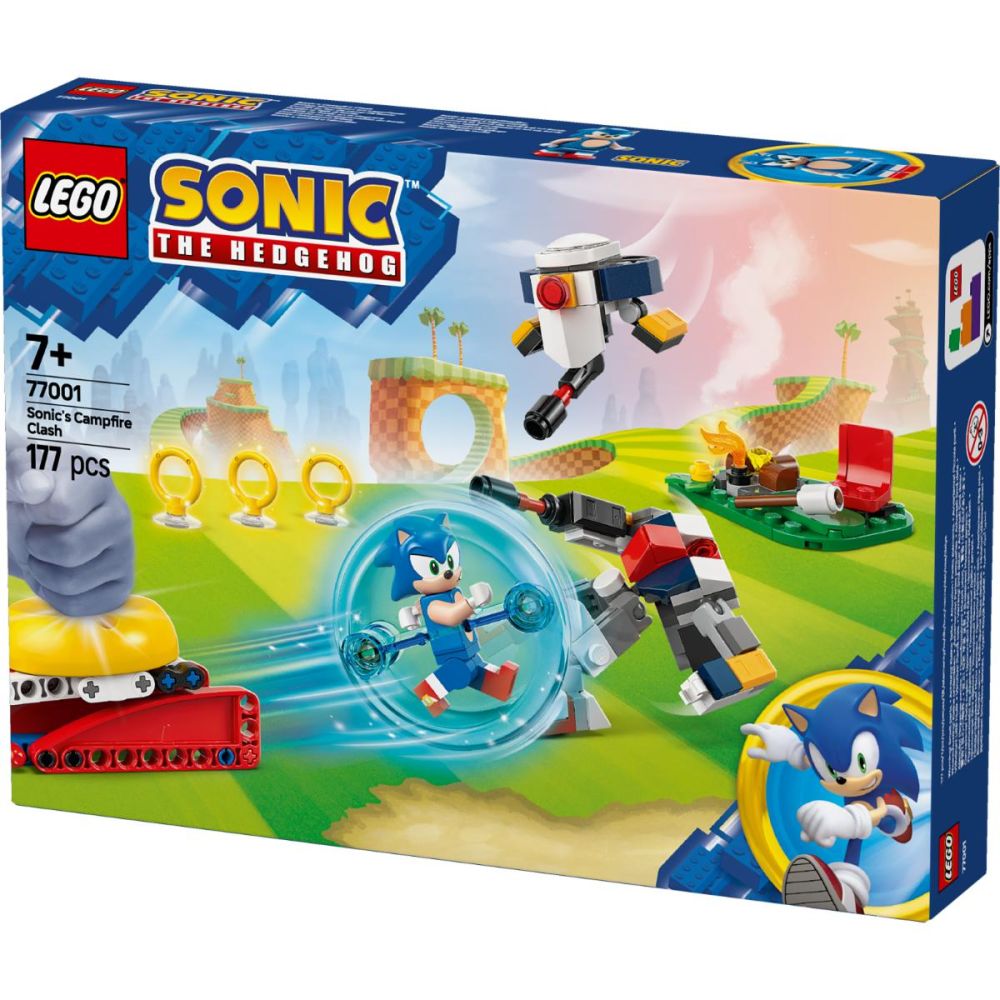 LEGO® Sonic The Hedgehog - Infruntare la focul de tabara al lui Sonic (77001)