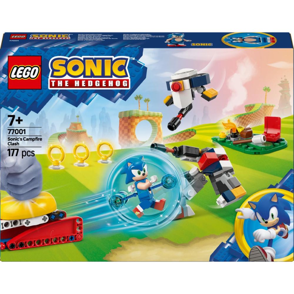 LEGO® Sonic The Hedgehog - Infruntare la focul de tabara al lui Sonic (77001)