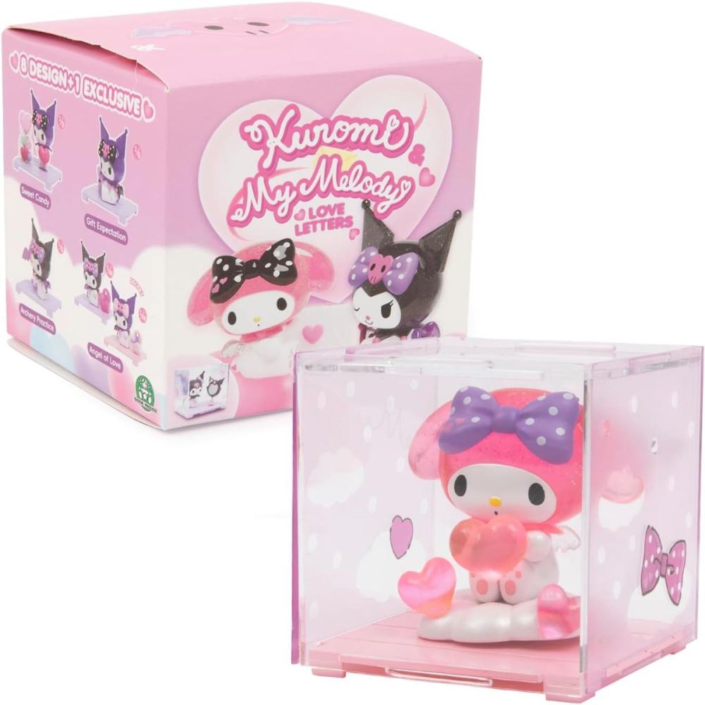 N3798 HELLOKITTY 雑貨まとめ☆ Figurina surpriza Hello Kitty, Kuromi And My Melody Love Story