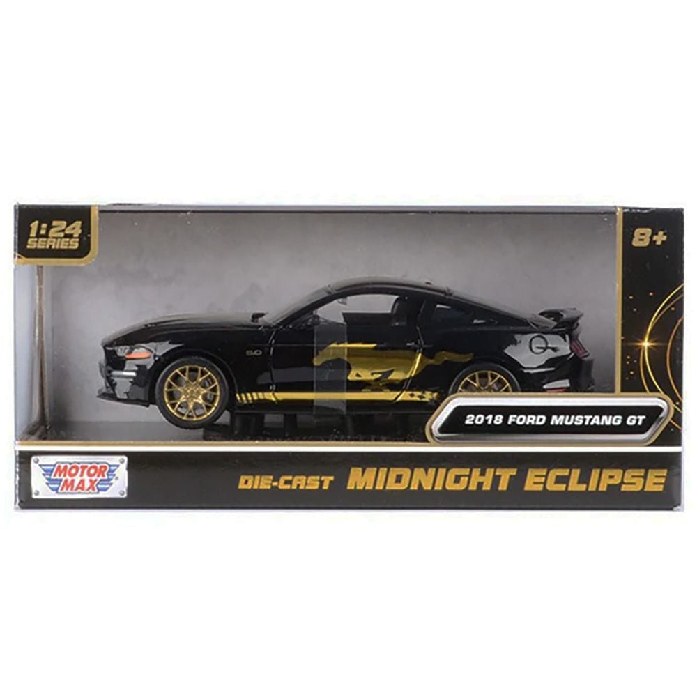 Masina Motormax, Midnight Eclipse, 2018 Ford Mustang GT, 1:24