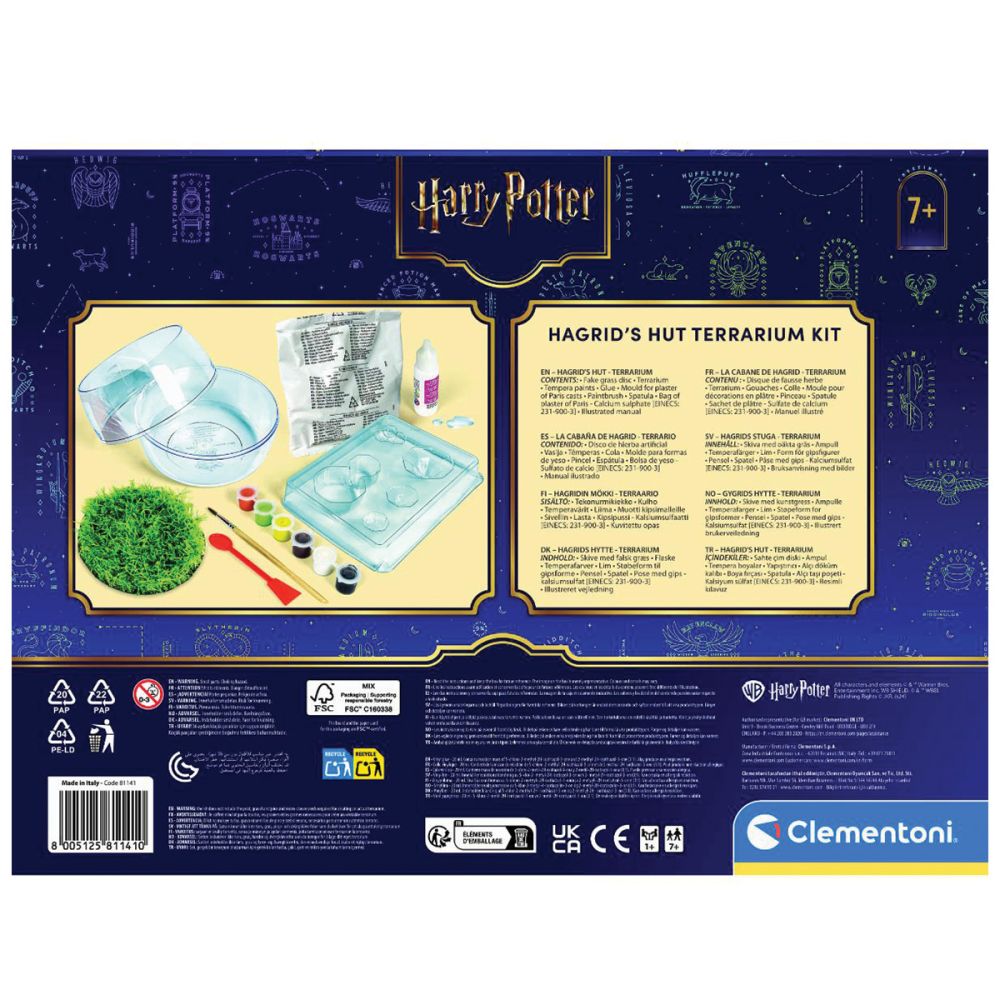 Set creativ, Clementoni, Terariu Harry Potter, Coliba lui Hagrid
