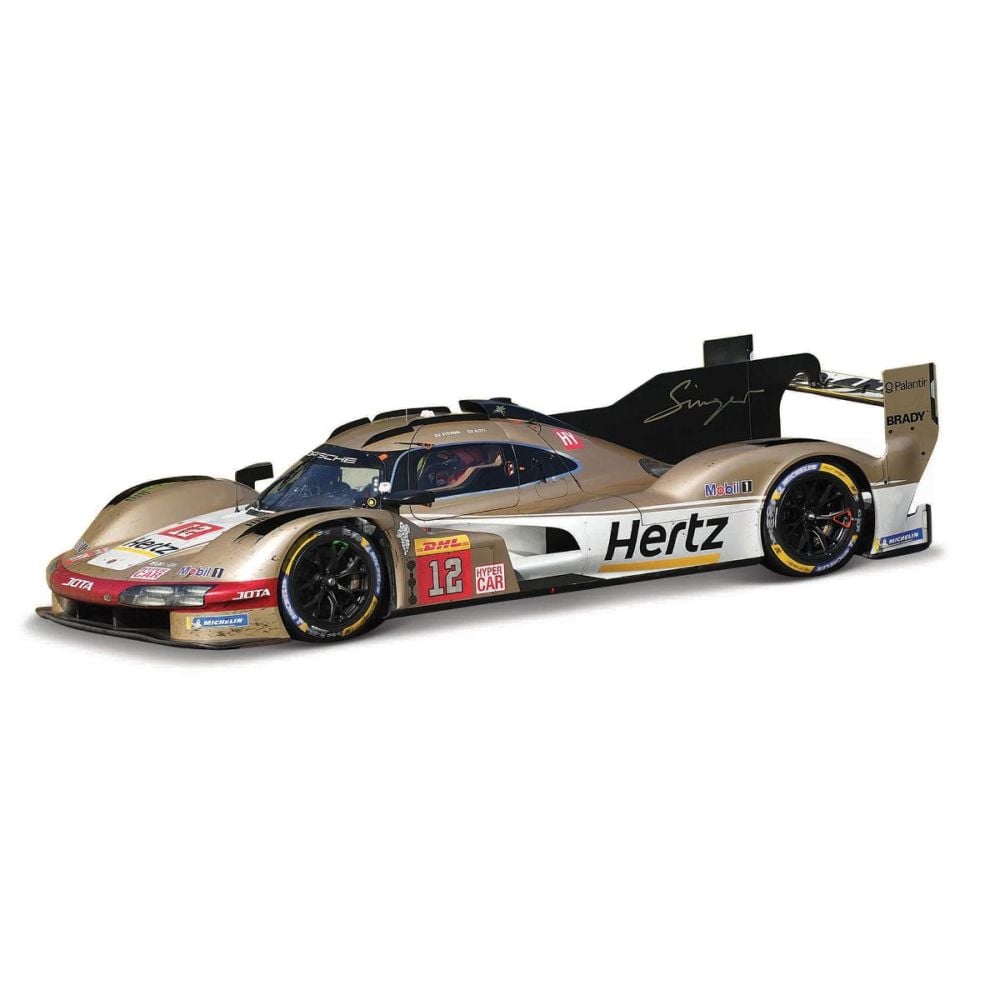 Masina de curse cu telecomanda, Maisto Tech, Porsche 963, Hertz Team Jota 2024, 1:24