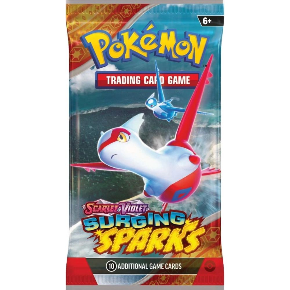Set 10 cartonase Pokemon TCG, Scarlet and Violet, Surging Sparks, Boosters