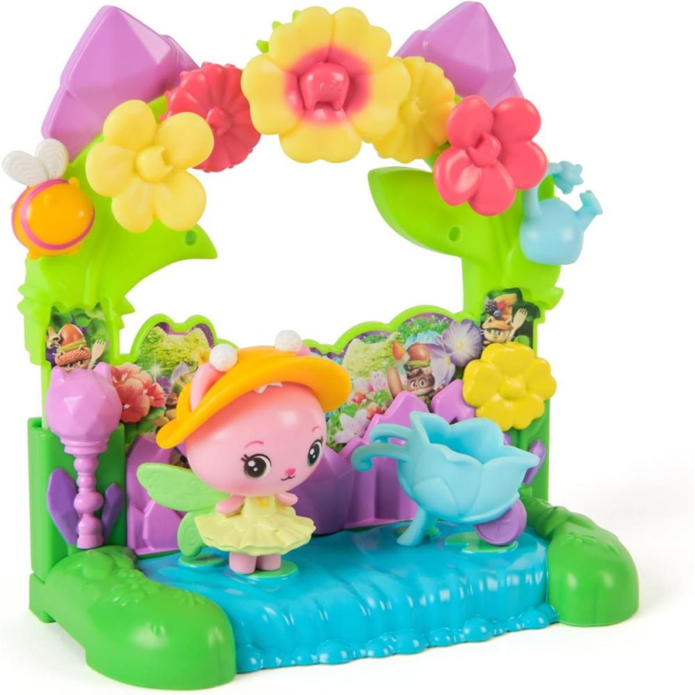 Set de joaca, Gabbys Dollhouse, Queen Kitty Fairy Garden Balcony, 6074165