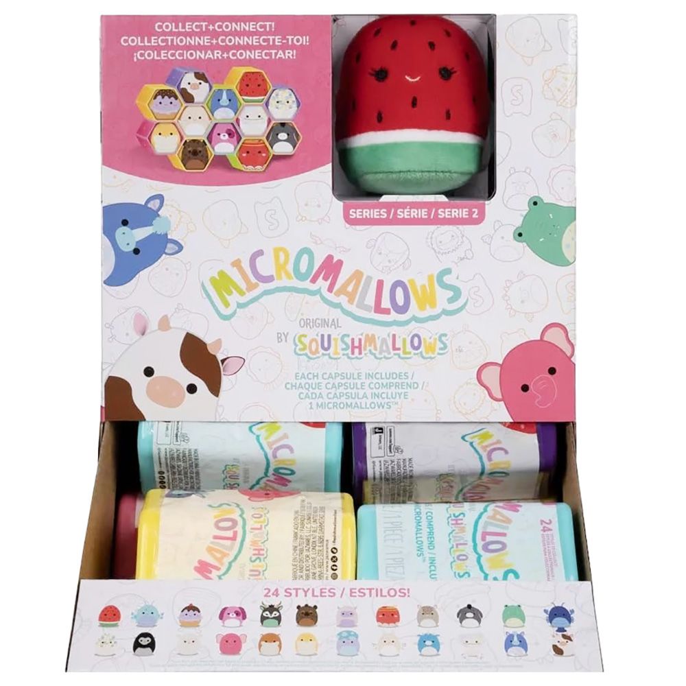 Jucarie de plus surpriza, Squishmallows, Micromallows S2