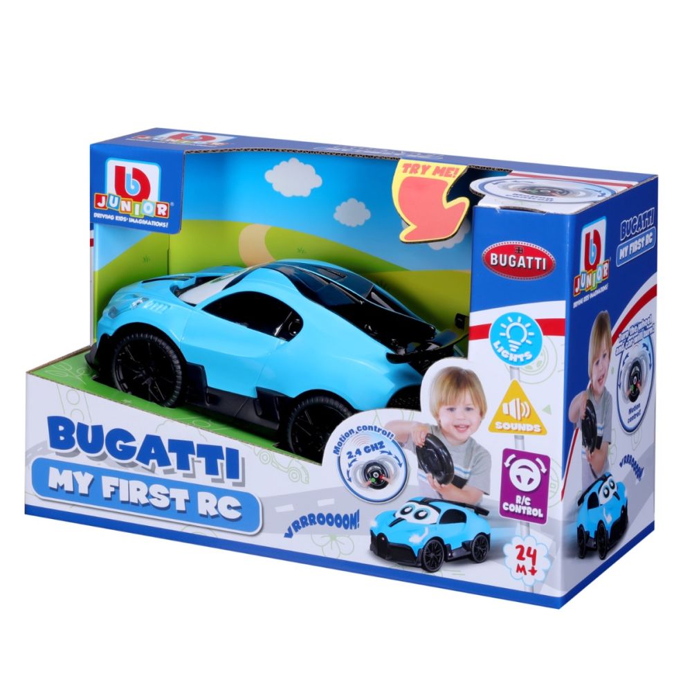 Prima mea masina cu telecomanda, Bburago Junior, Bugatti Divo, Albastru