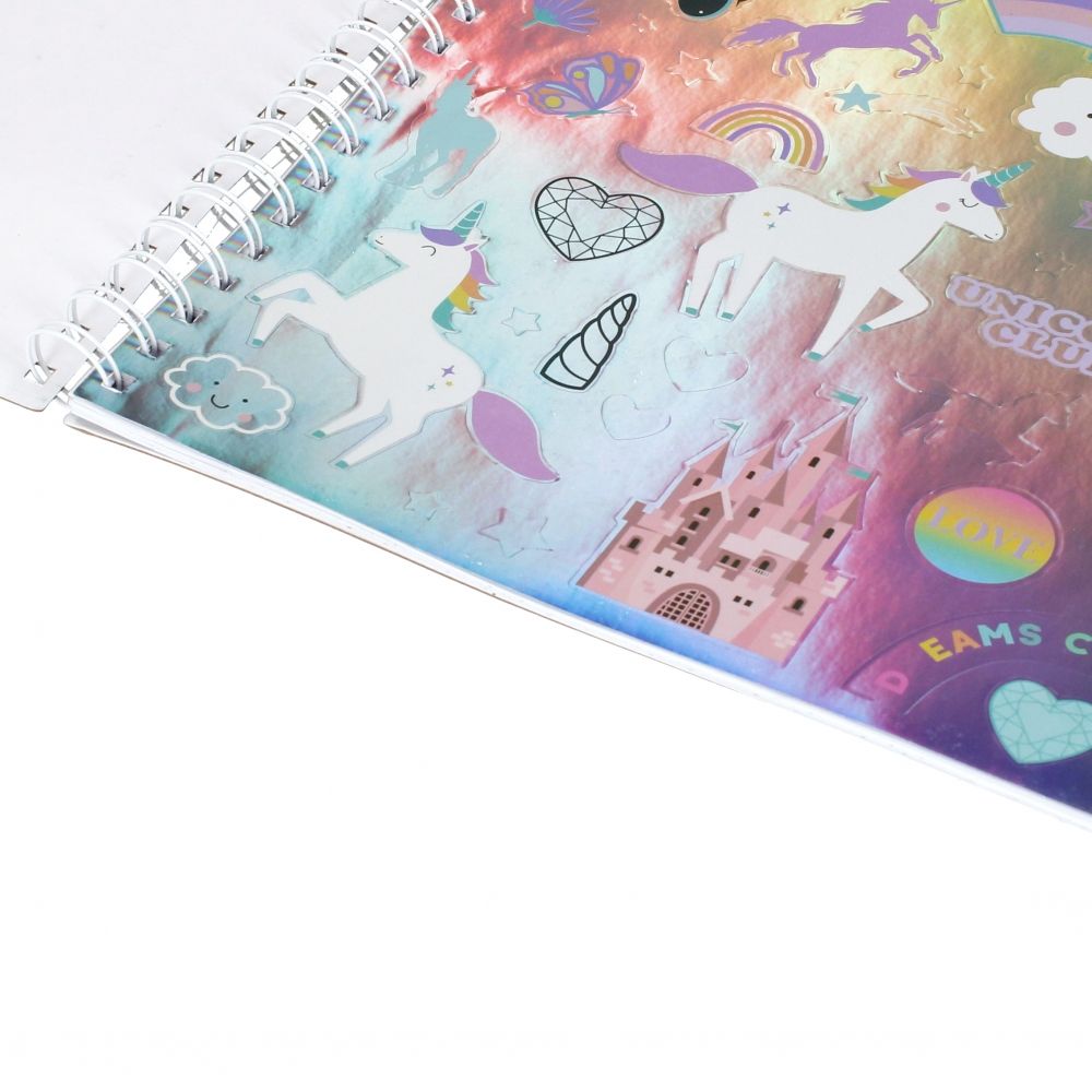 Carte de colorat cu accesorii, Starpak, Unicorn