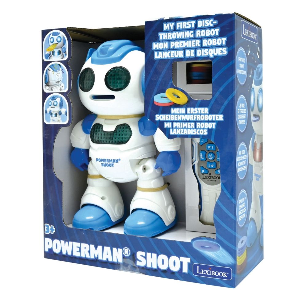 Robot interactiv cu telecomanda, Lexibook, Powerman Shoot