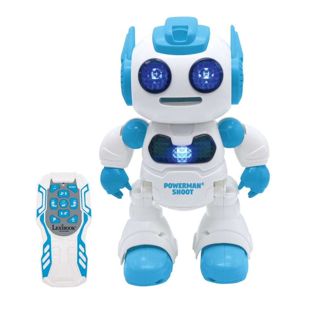 Robot interactiv cu telecomanda, Lexibook, Powerman Shoot