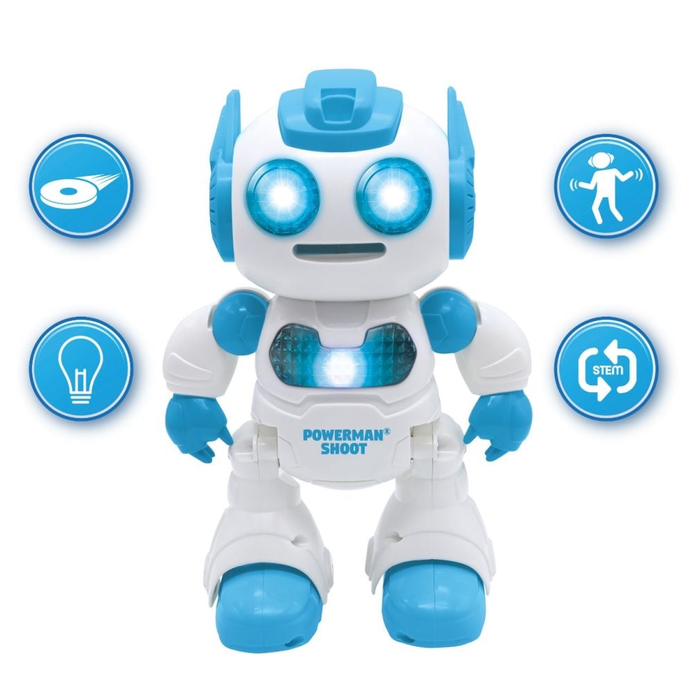 Robot interactiv cu telecomanda, Lexibook, Powerman Shoot