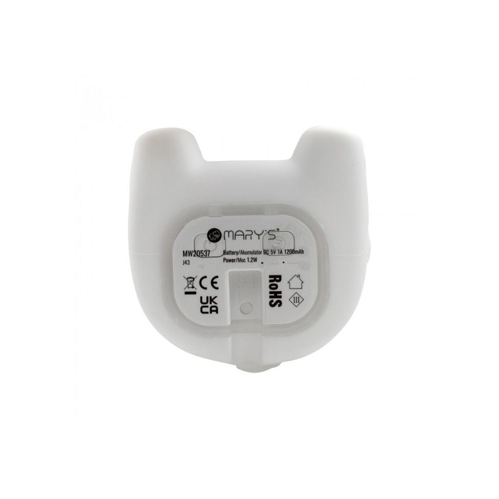 Lampa de noapte cu lumini LED, Marys, Vacuta, Roz