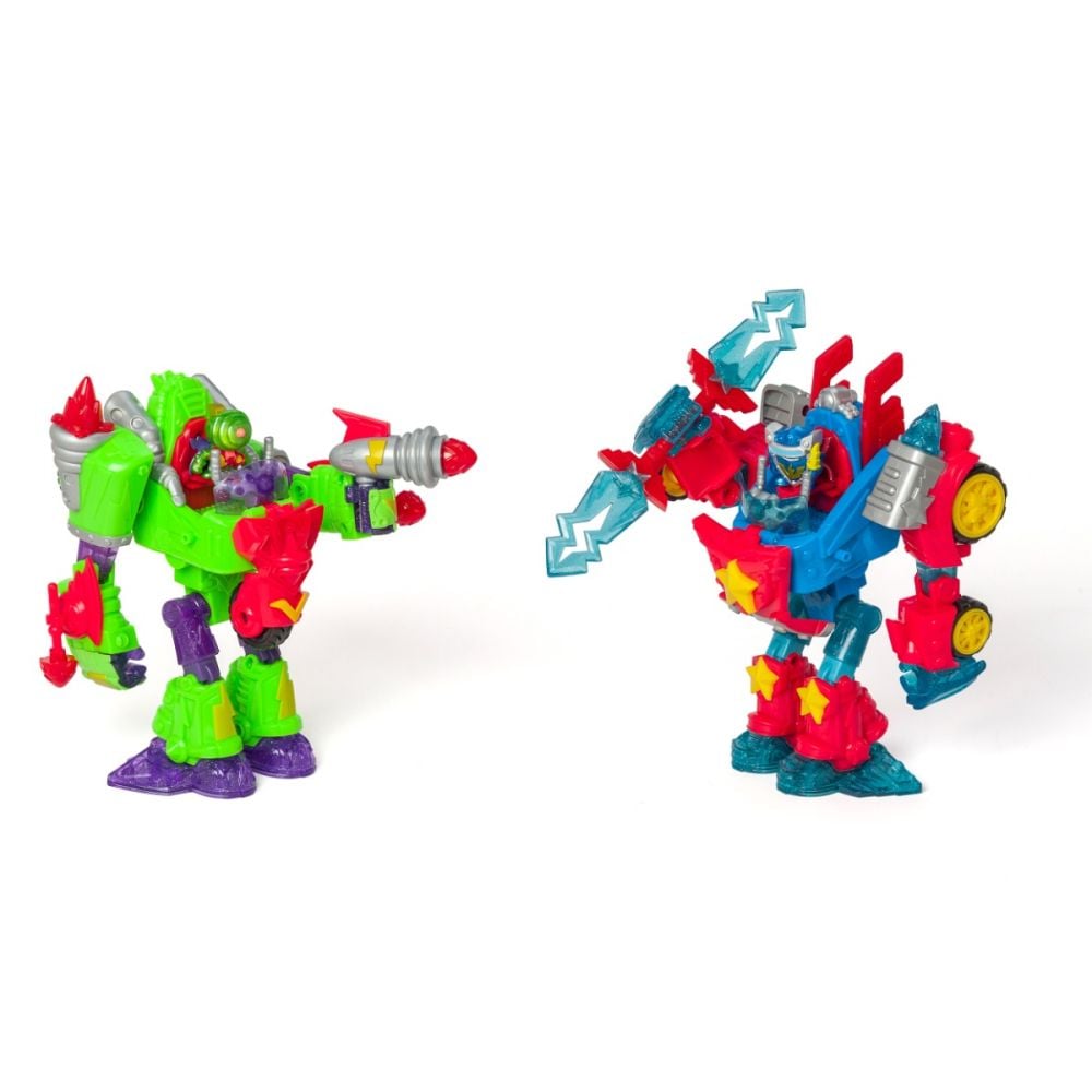 Set transformabil 2 in 1, Superthings, Turbo Warrior Speed