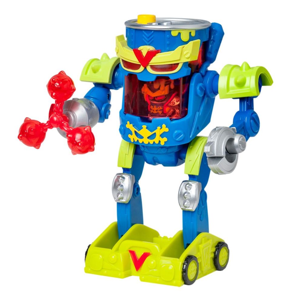 Robot cu figurina, Superthings, Ultra Striker Mr King