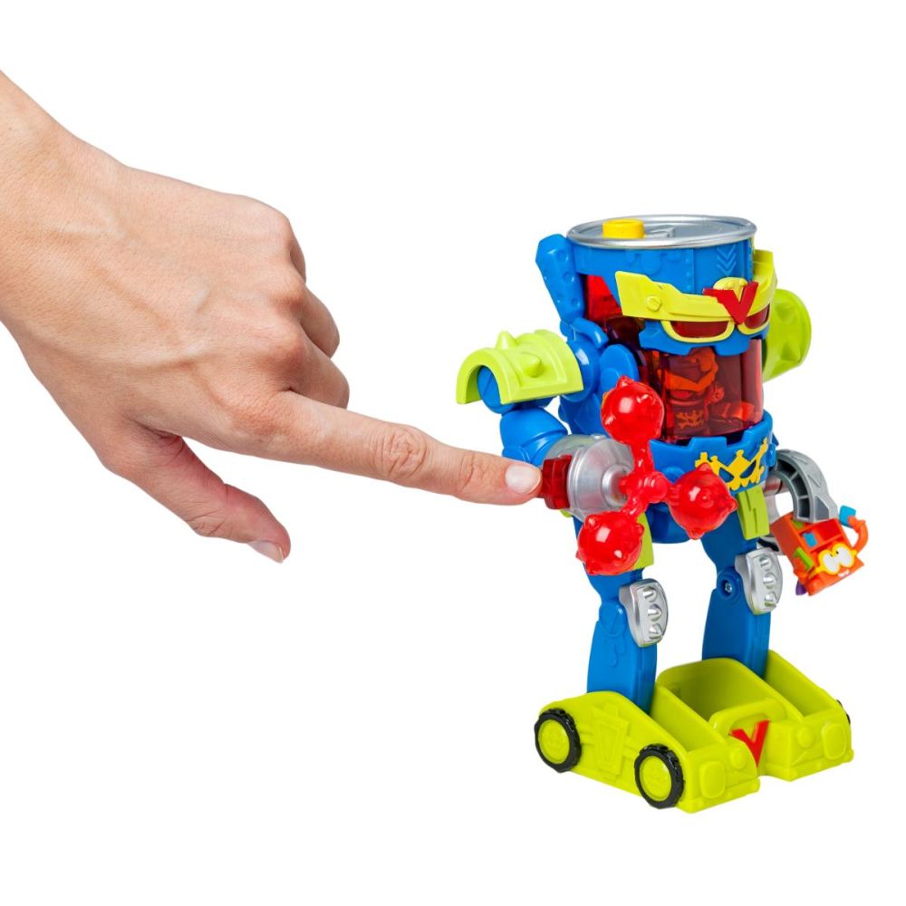 Robot cu figurina, Superthings, Ultra Striker Mr King