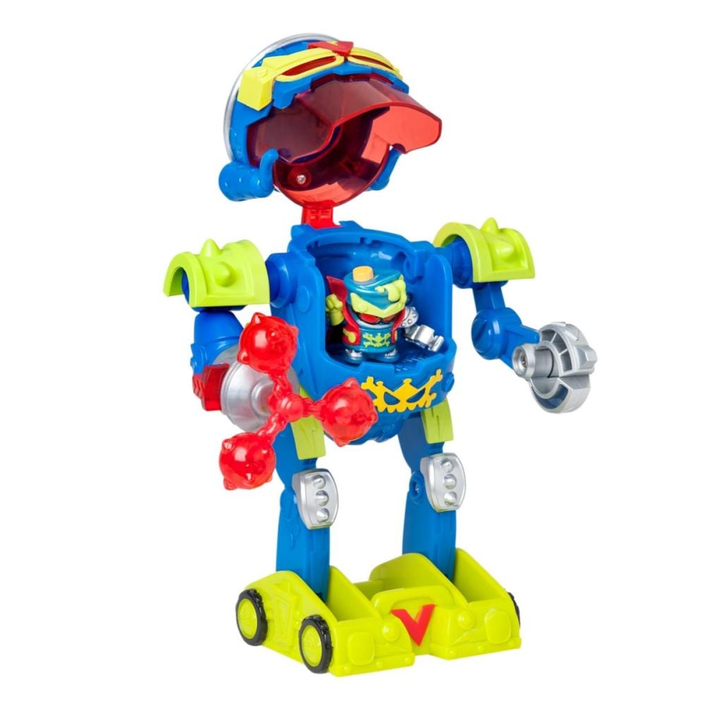 Robot cu figurina, Superthings, Ultra Striker Mr King