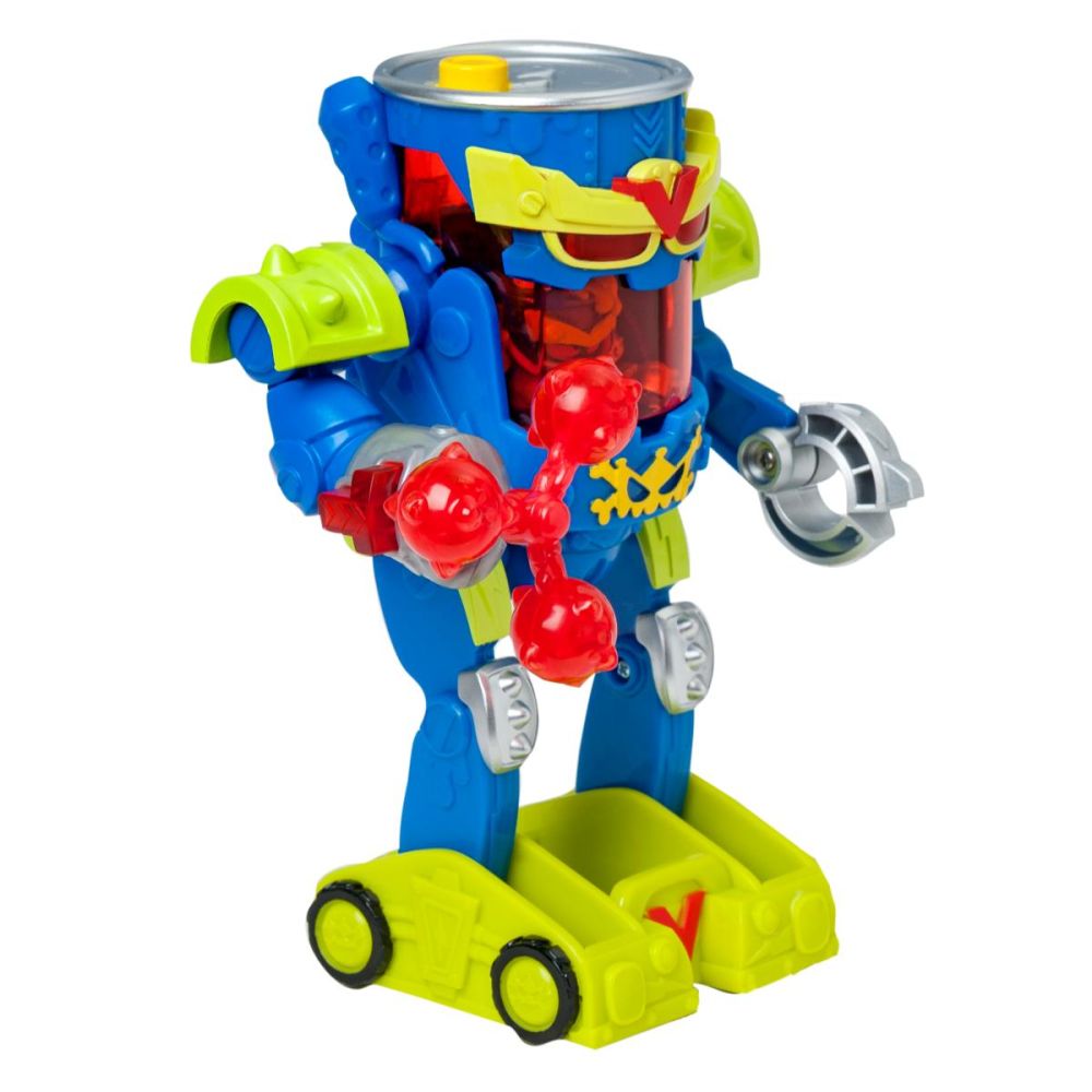 Robot cu figurina, Superthings, Ultra Striker Mr King