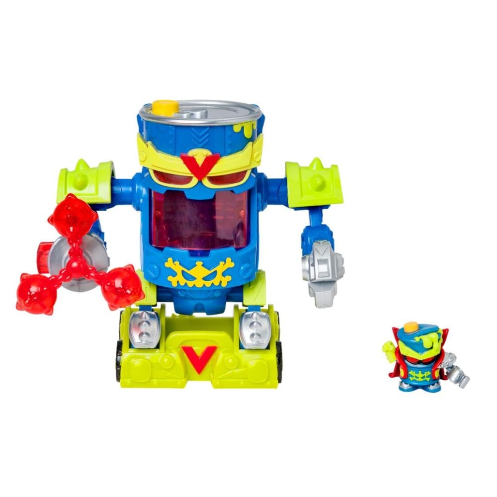 Robot cu figurina, Superthings, Ultra Striker Mr King