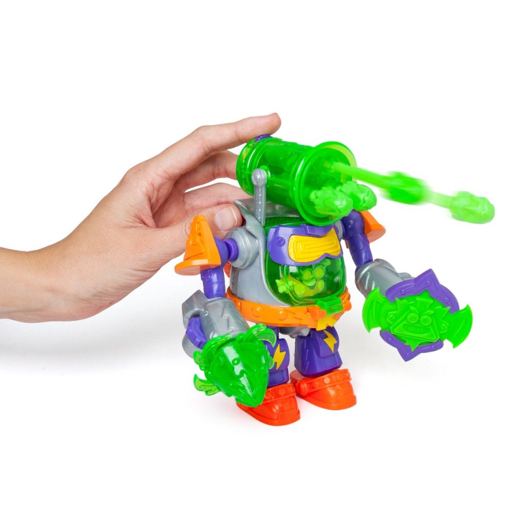Robot cu figurina, Superthings, Ultra Striker Professor K