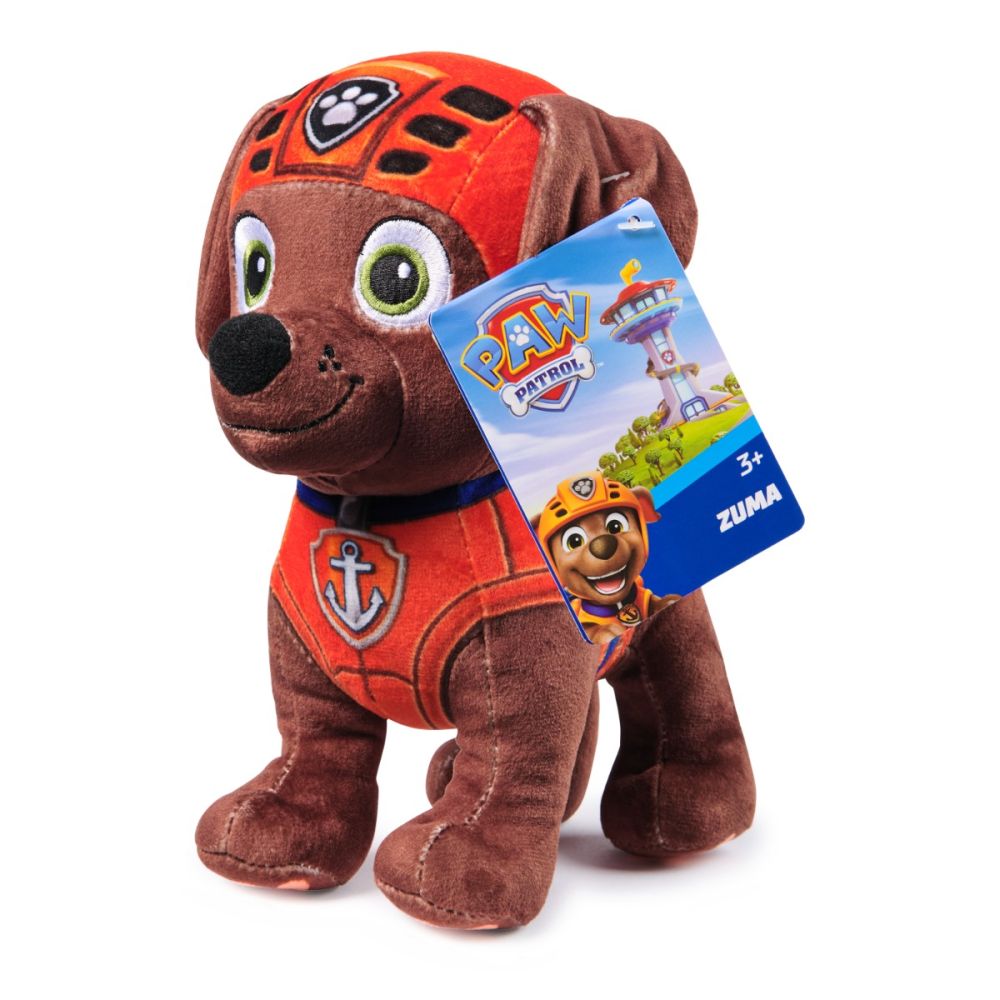 Jucarie de plus, Paw Patrol, Zuma, 18 cm, 20149890