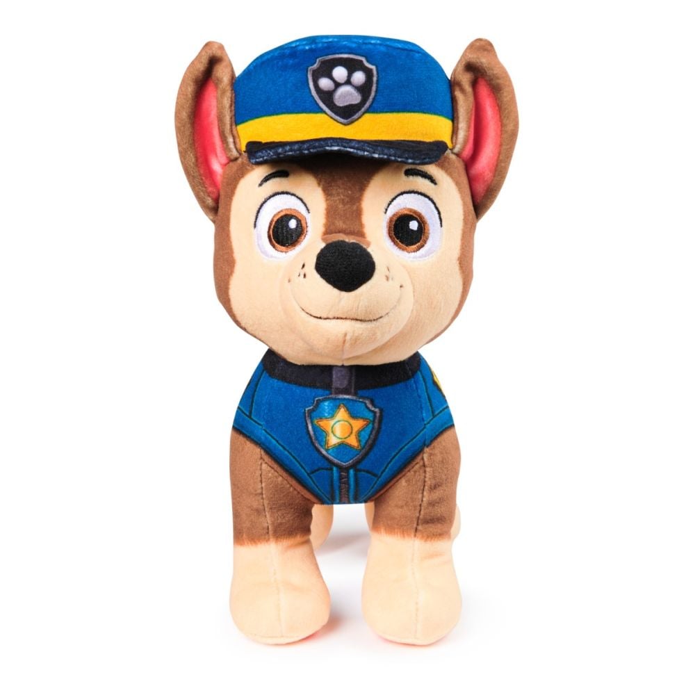 Jucarie de plus, Paw Patrol, Chase, 18 cm, 20149891