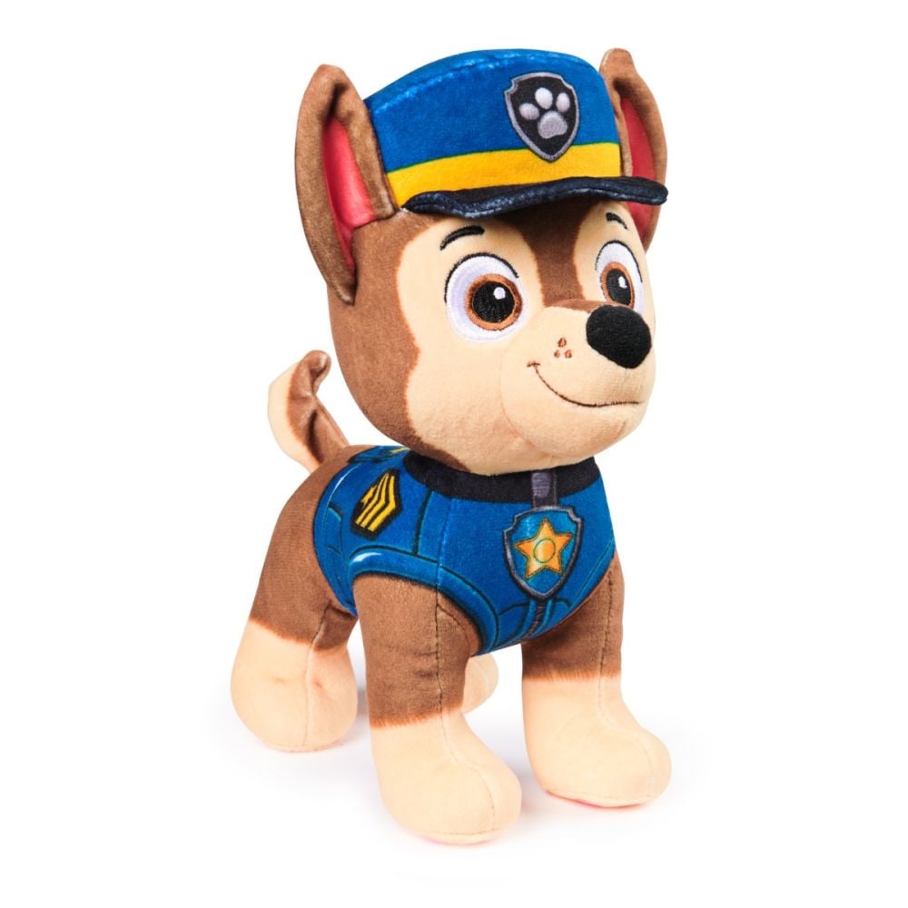 Jucarie de plus, Paw Patrol, Chase, 18 cm, 20149891