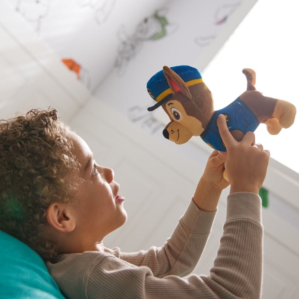 Jucarie de plus, Paw Patrol, Chase, 18 cm, 20149891