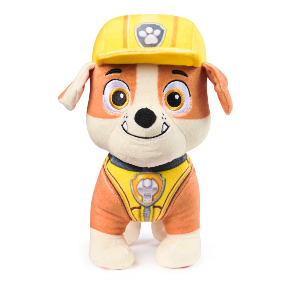 Jucarie de plus, Paw Patrol, Rubble, 18 cm, 20149894