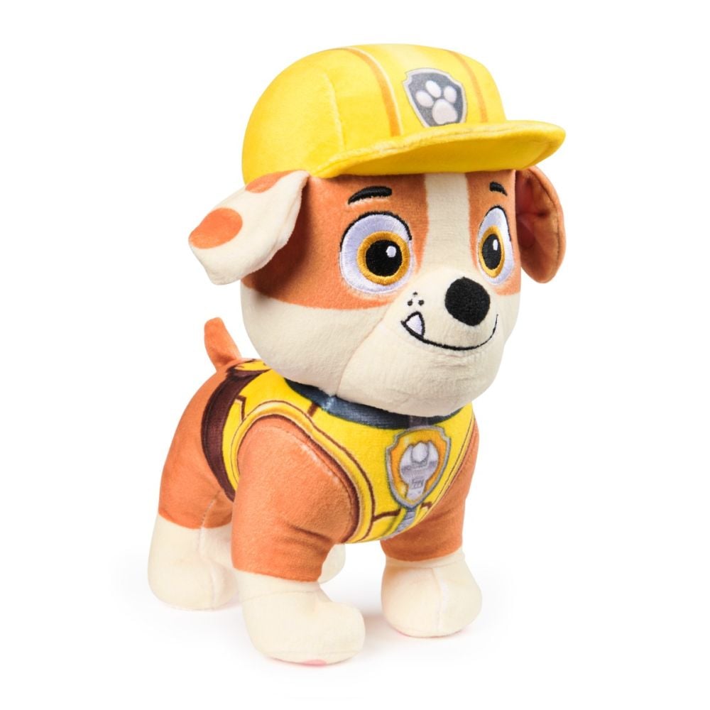 Jucarie de plus, Paw Patrol, Rubble, 18 cm, 20149894