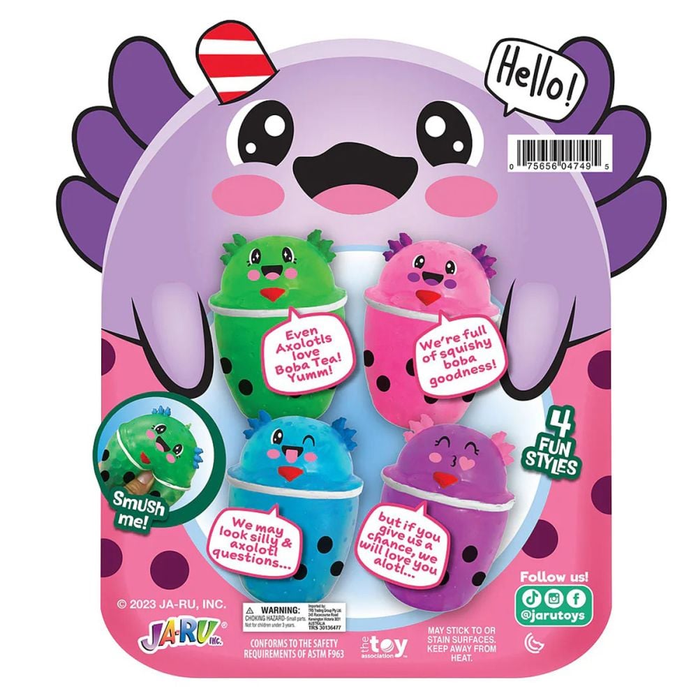 Jucarie squishy, Jaru, Boba Axolotl