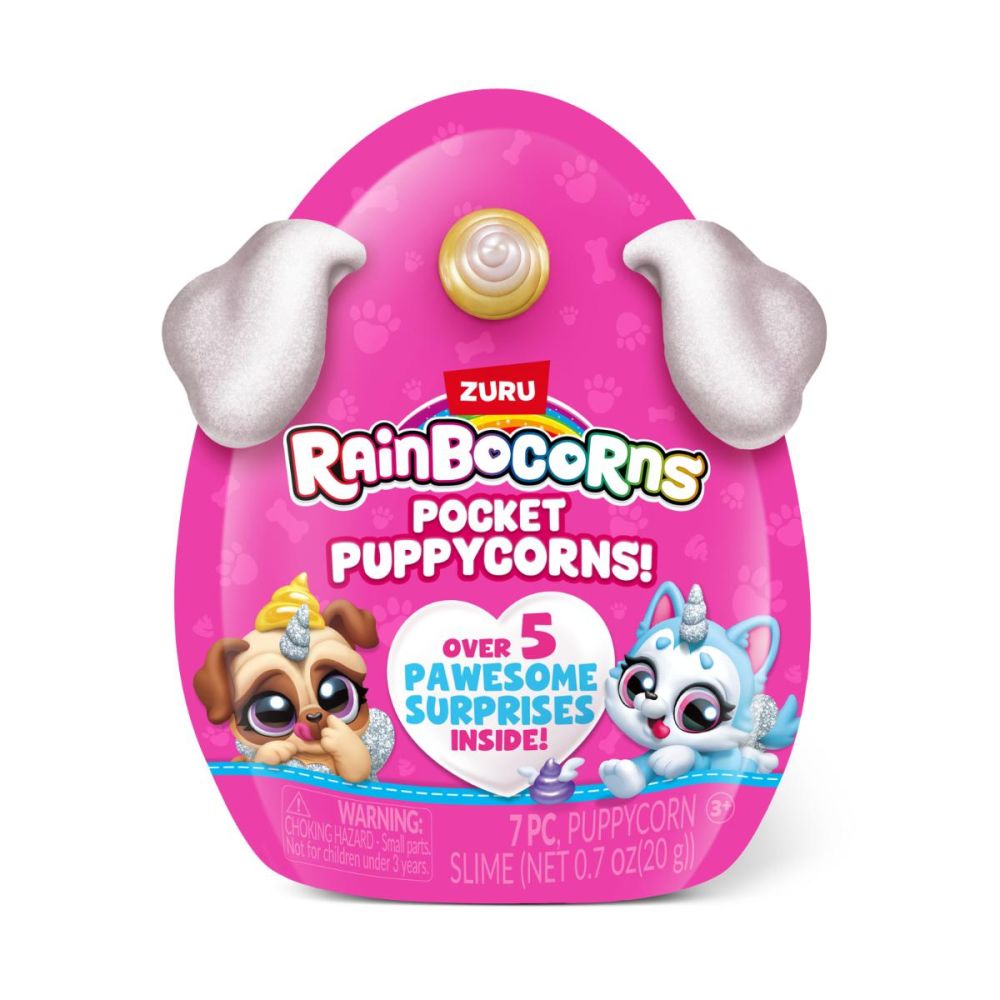 Figurina surpriza, Rainbocorns, Pocket Puppycorns