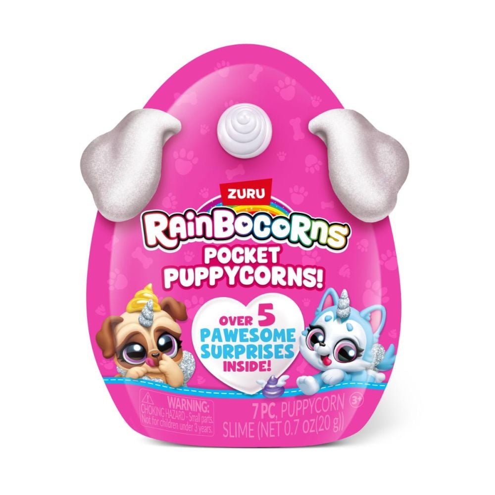 Figurina surpriza, Rainbocorns, Pocket Puppycorns