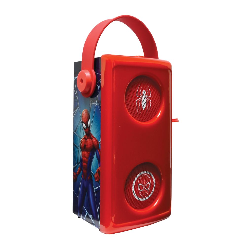 Boxa wireless cu microfon si lumini, Lexibook, Spiderman