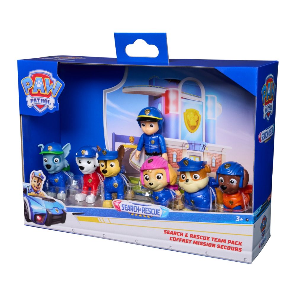 Set 7 figurine, Paw Patrol, Search and Rescue Team, 6074759