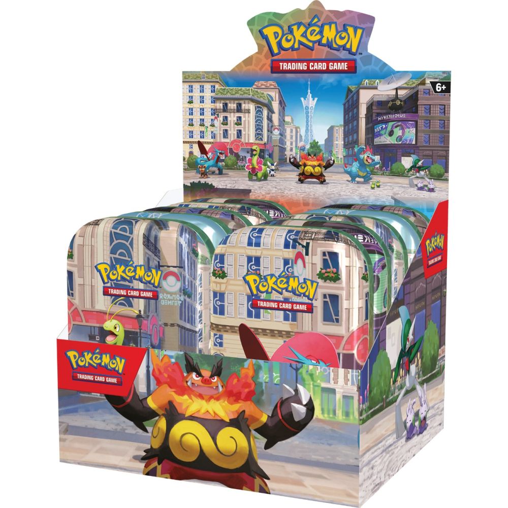 Set carti de joc, Pokemon TCG, Mega Evolution, Lumiose City, Mini Tin