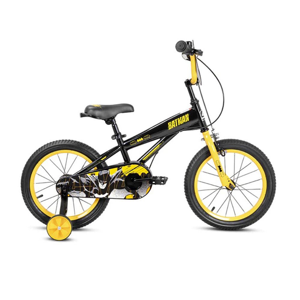 Bicicleta cu roti ajutatoare, Batman, 16 inch