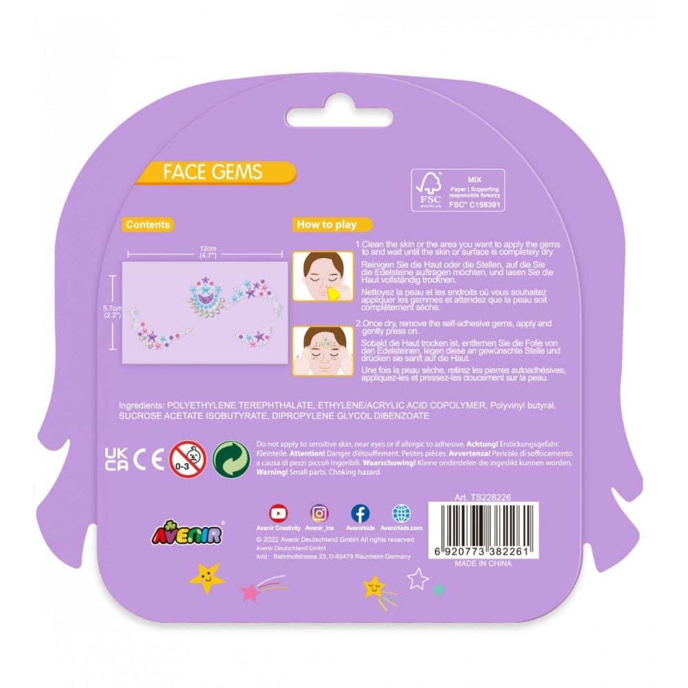 Pietre stralucitoare pentru fata, Avenir, Face Gems, Stele