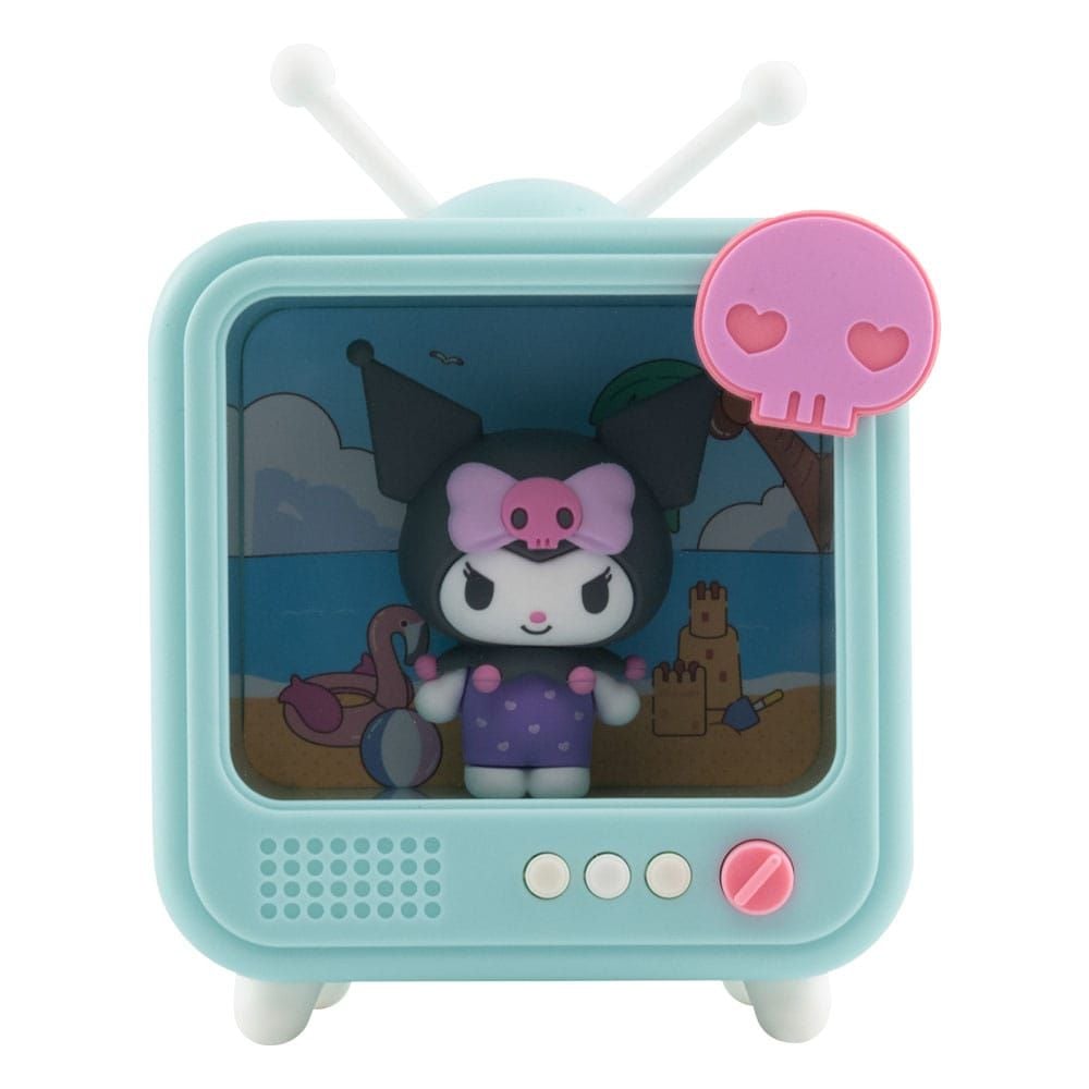 Lampa cu figurina, Yume, Hello Kitty and Friends, Light-up TV, Kuromi