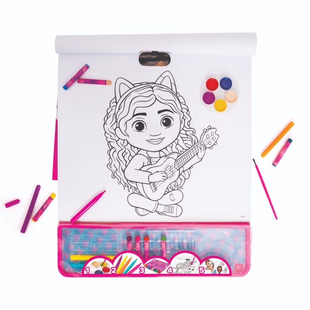 Set pentru desen, Gabbys Dollhouse, Giga Block 5 In 1