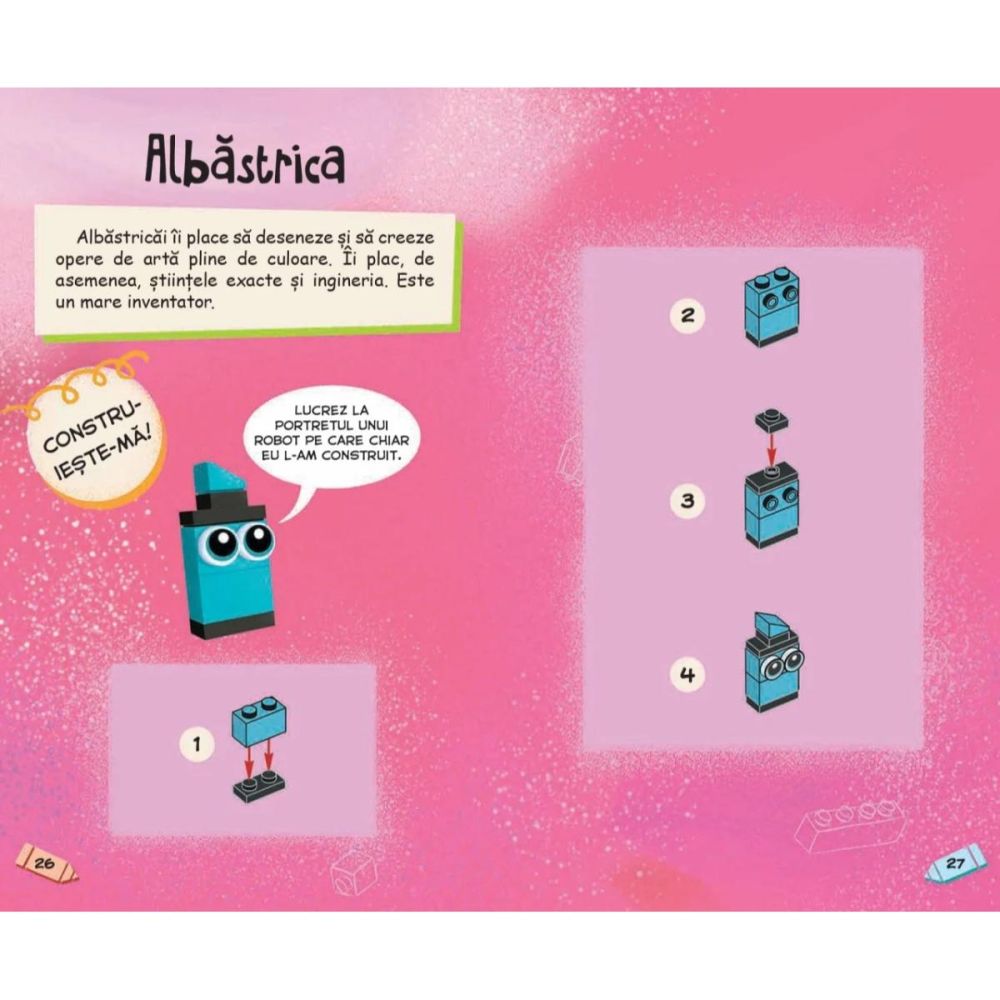 Carte de activitati, LEGO Scoala distractiva, Joaca-te si construieste