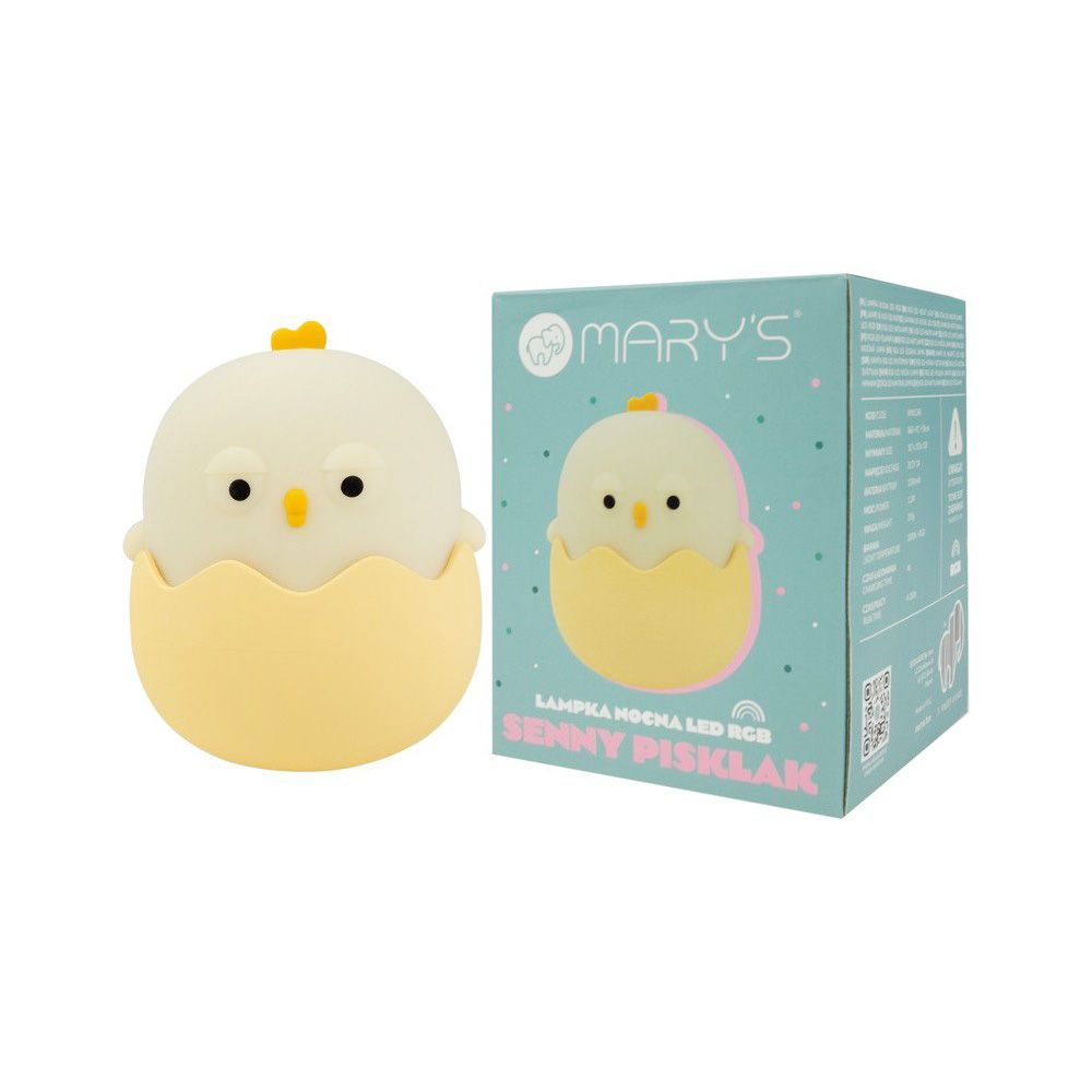 Lampa de noapte cu lumini LED RGB, Marys, Puiut