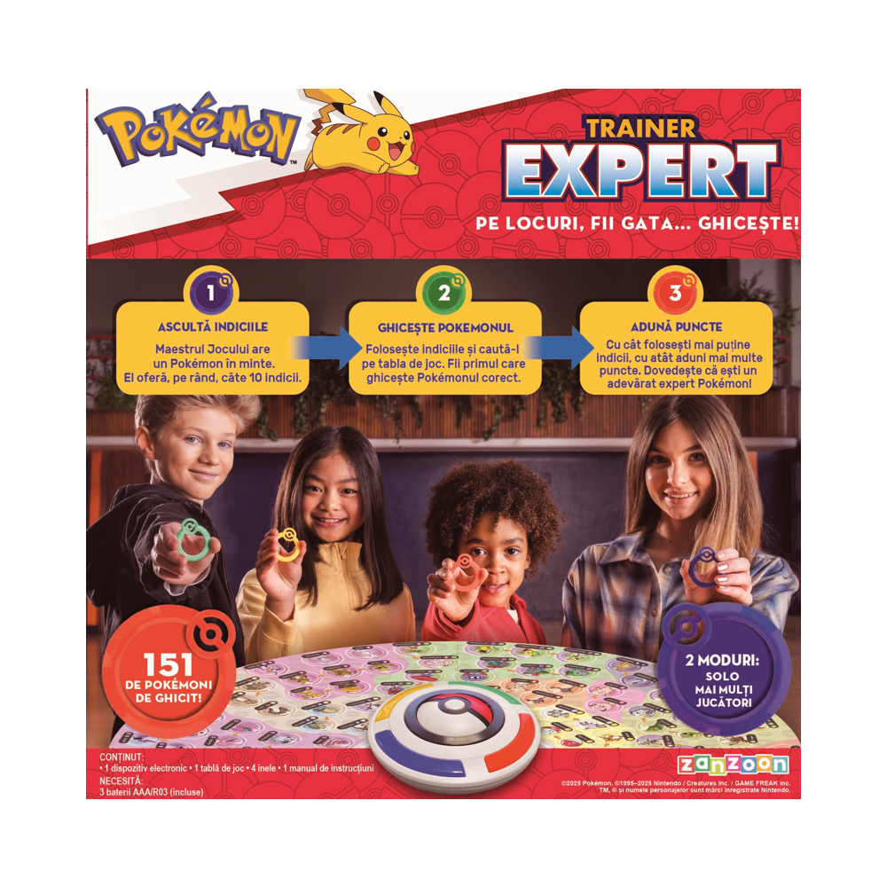 Joc interactiv, Pokemon Trainer Expert, Limba Romana | Noriel