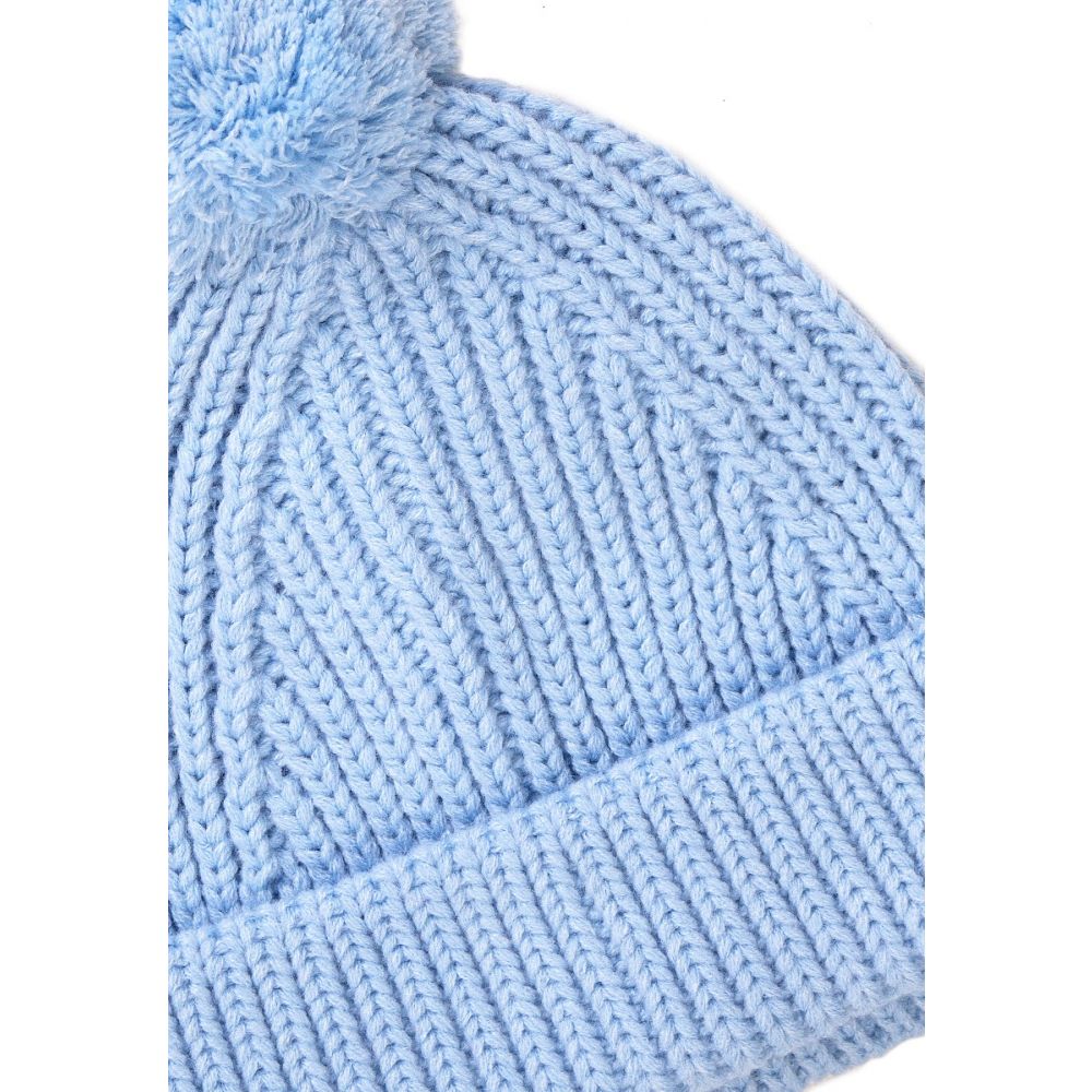 Caciula tricotata, cu ciucuras Minoti, Nbb Hat, bleu