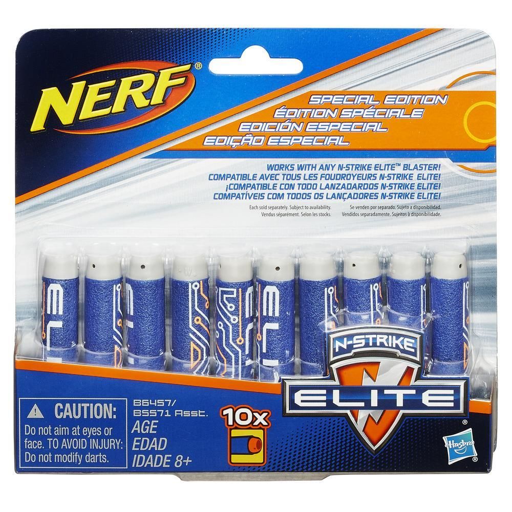 Nerf N-Strike Elite Munitie - 10 proiectile Editie Speciala Blue