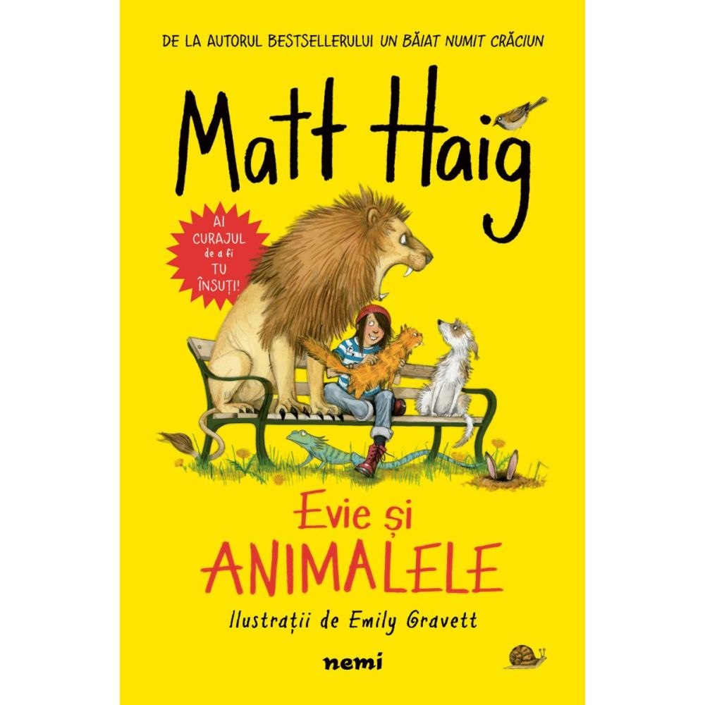Evie si animalele, Emily Gravett, Matt Haig