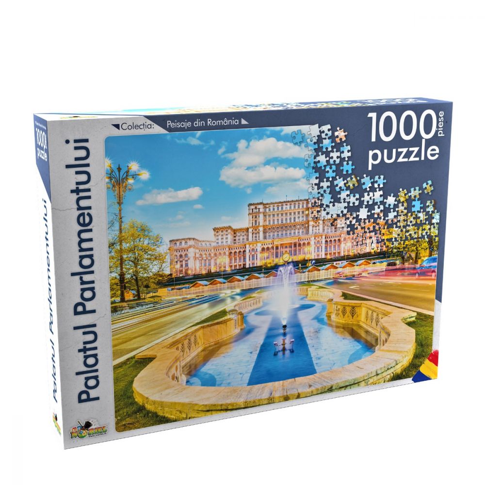 Puzzle Noriel Peisaje din Romania - Palatul Parlamentului (1000 piese)