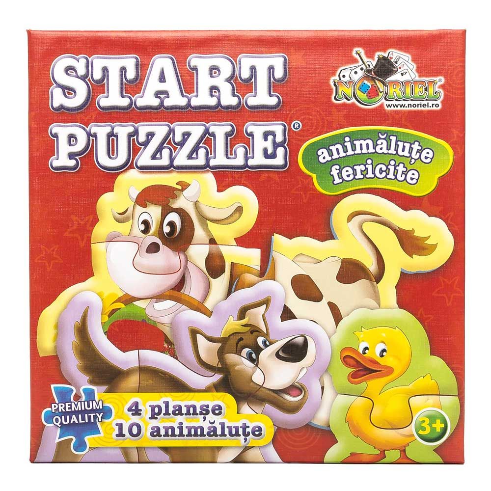 Puzzle Start 4 in 1 Noriel - Animalute fericite