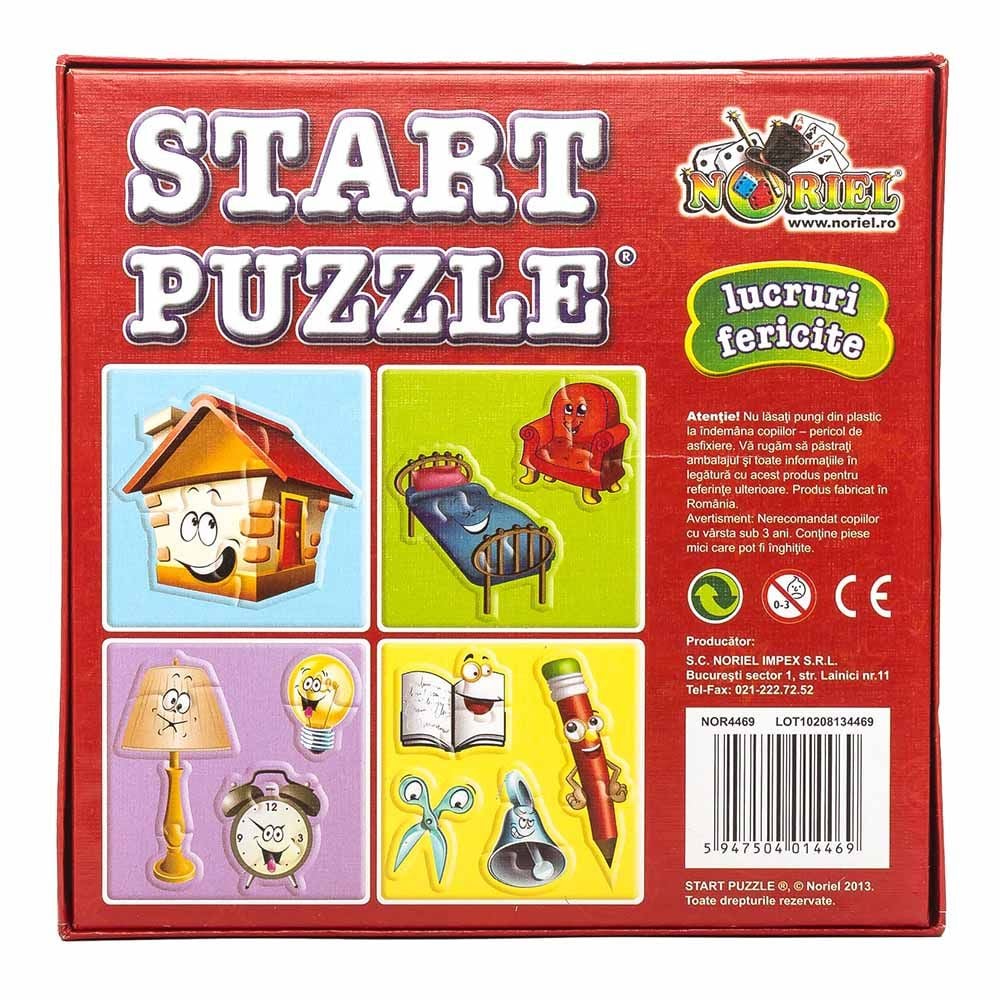 Puzzle Start 4 in 1 Noriel - Obiecte