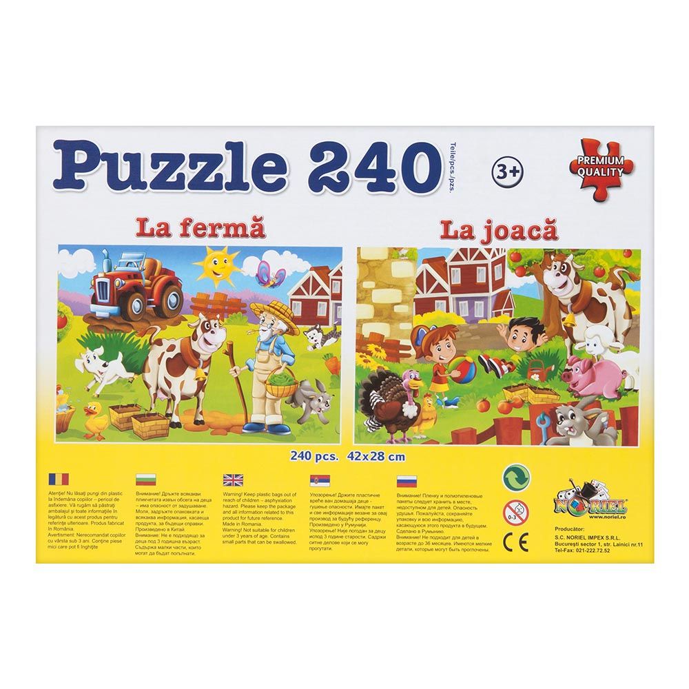 Puzzle Noriel - La ferma, 240 piese